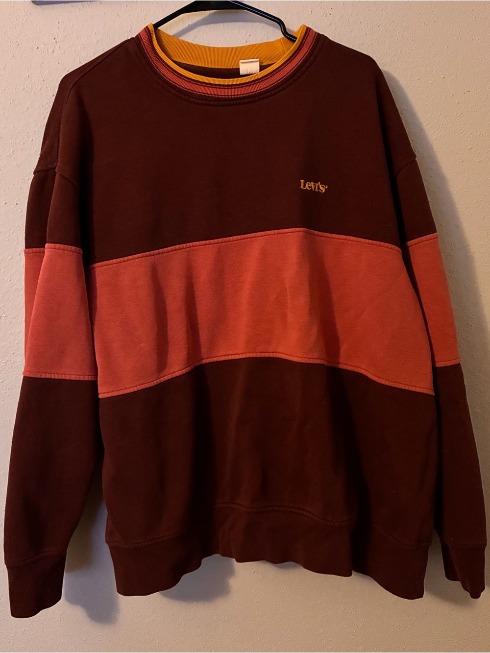 Levi’s Relaxed Fit Colorblock Retro Sweatshirt - XL